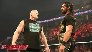 Brock Lesnar vs Seth Rollins WWE Championship match at Battleground 2015