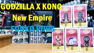 Godzilla X Kong a new empire funko pops