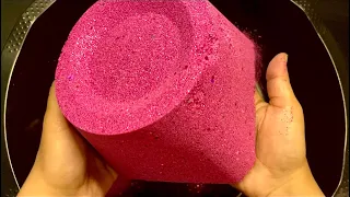 Asmr - glitter mix - plain crunchy baking soda - soft baking soda- sand - Squeaky mix