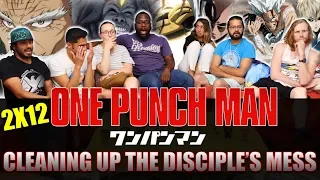 One Punch Man - 2x12 Cleaning up The Disciples Mess - Group Reaction