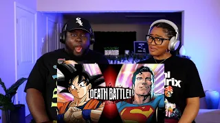 Kidd and Cee Reacts To Goku VS Superman | DEATH BATTLE!