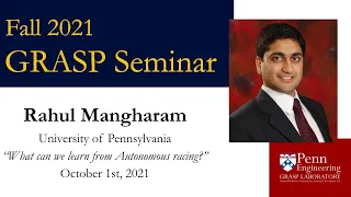 Fall 2021 GRASP Seminar: Rahul Mangharam October 1st, 2021