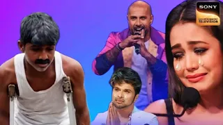 Indian idol में इस गरीब पिता ने ऐसा gana गाया #indian idol में सब फुट फूट कर रुला 😭 दिया #sad video