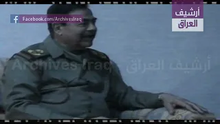 تلفزيون العراق - صدام حسين يلتقي بمسؤولين من حزب البعث ، بغداد العراق ، 24 مارس 2003.
