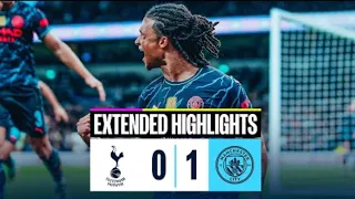 Man city  vs Tottenham Hotspur 0-1 Highlights & All Goals 2024 HD 🔥Aké scores a Goal