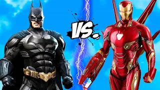 BATMAN vs IRON MAN (ENDGAME SUIT) - EPIC SUPERHEROES BATTLE