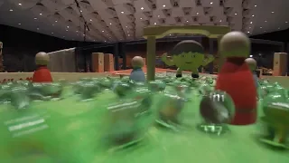 10000 marbles on the giant marble track followed by an action cam