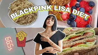 tried BLACKPINK LISA DIET for 3 days || strict portion control diet plan (-1kg) || 블랙핑크 리사 다이어트