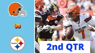 Pittsburgh Steelers vs Cleveland Browns Full Highlights 2nd QTR | NFL Week 3, 2022