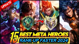 15 BEST META HEROES FOR SOLO RANKED (SEASON 32) - Mobile Legends Tier List 2024