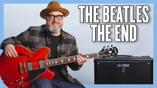 The Beatles The End Guitar Lesson + Tutorial