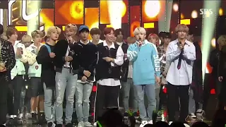 BTS Jimin accidentally fell on stage.Inkigayo DNA8thwin