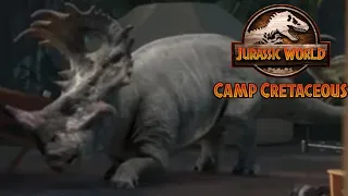 Jurassic World: Camp Cretaceous | Season 2 [2021] - Sinoceratops Screen Time