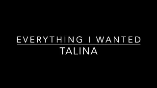 Everything I Wanted - Billie Eilish (Cover by TALINA)