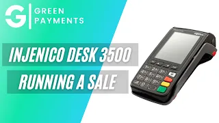 Ingenico Desk 3500: Running A Sale