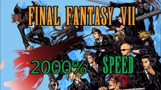 Final Fantasy VII in 22 minutes - 2000% Speedrun