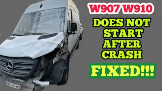 2018+ Mercedes Sprinter W907 W910 Doesn’t Start After CRASH ACCIDENT FIXED!! AUTEL MAXISYS ULTRA