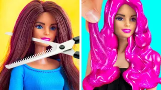 Fantásticos truques e artesanatos para boneca Barbie 😍🎎 Melhores artesanatos para meninas