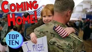 Top 10 Most Emotional Soldiers Coming Home Moments