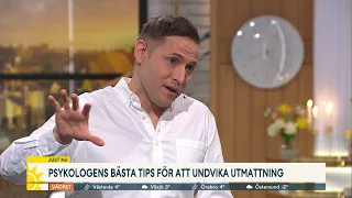 Psykologen tipsar: Minska risken för utmattning – undvik energitjuvar  - Nyhetsmorgon (TV4)