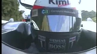 Formula 1 2005 Japan Final Laps Onboard - Fisichella vs Raikkonen