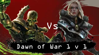 Dawn of War  Soulstorm 1 v 1 Sisters of Battle (Nameless) vs Necrons (SnackPaWa)