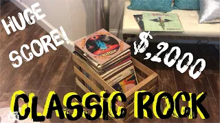 Huge Score! Classic Rock Vinyl Record Collection ☘️🔥 #vinylrecords #classicrock #estatesale  #bolo