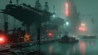 Harbour  2 🚀 Space Ambient Music  - Dark Post Apocalyptic Ambient Music