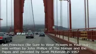 Crossing the Golden Gate Bridge into San Francisco