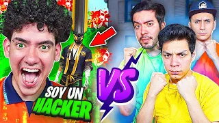 ME HAGO PASAR POR HACKER EN UN PVP 3 VS 1 CONTRA YAIR17 ANTRONIXX Y JOSUE07 EN FREE FIRE | TheDonato