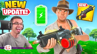 Nick Eh 30 reacts to Indiana Jones in Fortnite!