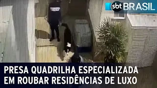 Polícia prende quadrilha especializada em roubar residências de luxo | SBT Brasil (29/11/22)