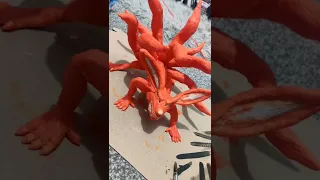 Kurama - Clay sculpture....#kurama #naruto