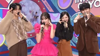 JO YURI Interview on Inkigayo (with MC Yeonjun Roh Jeong Eui Seo Bum June) 인기가요 인터뷰 최연준 노정의 서범준