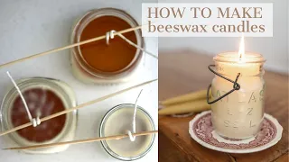 Beeswax Candles DIY- Handmade Candles at Home