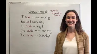 Simple Present Statements with -s, -es, and -ies