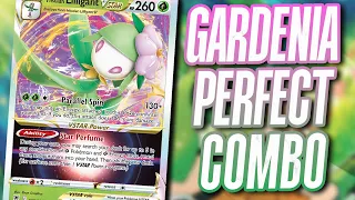 COMBO: HISUIAN LILIGANT VSTAR and GARDENIA'S VIGOR from Astral Radiance! [Pokemon TCG Online]