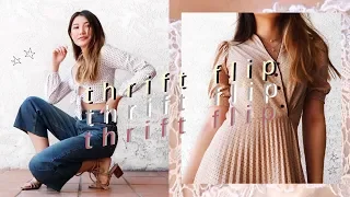 THRIFT FLIP // transforming old jeans, dresses + tshirts