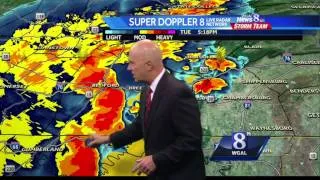 Joe's forecast: Muggy, some severe storms