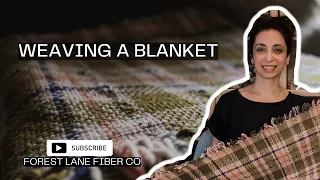 Weaving a Double Width Blanket on a Rigid Heddle Loom