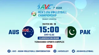 Australia VS Pakistan : The 1st Asian Men's U16 Volleyball Championship