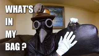 What's in my Bag? with Corvus D. Clemmons ASMR Plague Doctor [ Binaural ]