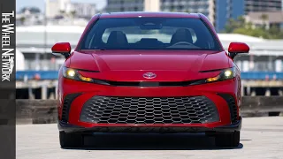 2025 Toyota Camry SE AWD | Supersonic Red | Driving, Interior, Exterior (US Spec)