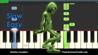 Dame Tu Cosita - El Chombo - Slow Easy Piano Tutorial