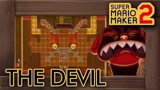 Cuphead's Final Boss Recreated in Super Mario Maker 2