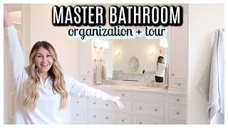 MASTER BATHROOM TOUR + ORGANIZE WITH ME | Tara Henderson