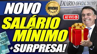 SAIU novo SALÁRIO mínimo dos APOSENTADOS + uma SURPRESA para TODOS - VEJA AGORA!