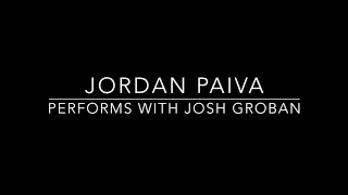 Josh Groban Sings With Fan Jordan Paiva