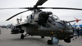 МАКС 2017. Подготовка вертолётов к полётам