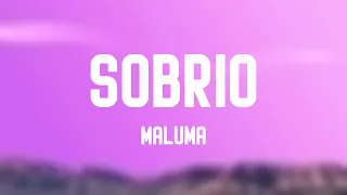 Sobrio - Maluma [Lyrics Video] 🏜